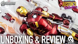 Iron Man MK7 Avengers Threezero DLX Unboxing amp Review [upl. by Philemon]