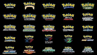 UPDATED Pokémon  Every Official English Theme songs 19972022 Season 125 [upl. by Bara457]