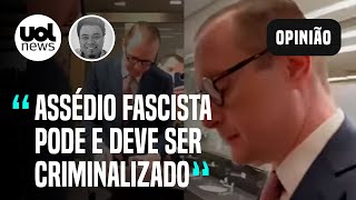 Advogado de Lula foi alvo de assédio fascista e covarde ataque deve ser criminalizado diz Sakamoto [upl. by Nwahsal]