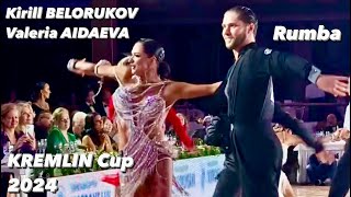 Kirill Belorukov  Valeria Aidaeva  Kremlin Cup 2024  Rumba [upl. by Annael]