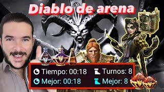 NECRÓPOLIS de ARENA 25 en quot8 TURNOSquot SPEED RUN SAND DEVIL VARIAS OPCIONES  RAID SHADOW LEGENDS [upl. by Connell566]