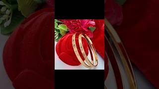 bangles design  gold plated bangles jewellerycollection shorts [upl. by Lenuahs615]