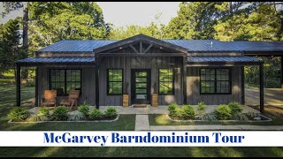 Barndominium Tour  1200 sq ft  2 Bedroom  2 bath Barndominium [upl. by Ennaul]