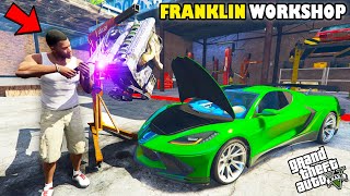 Franklin Become Mechanic And Upgrade Biggest Workshop in Los Santos GTA 5  SHINCHAN and CHOP [upl. by Karen441]