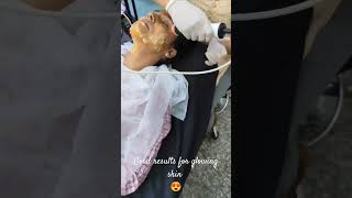 oxygeneo facial by Dr Ashish new Bus stand maholi road mathura 😍ap visit kar sakte hai [upl. by Aerdnaed]