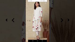 Ajio white kurti haul 💞 Ajio kurti haul latest trending ytshorts ajiokurta ajio [upl. by Pellikka]