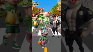 Babi 🐷 Zombie 👹⁉️ shorts zombiesurvival babi funny upinipin boboiboy trukoleng memes pig [upl. by Groveman]