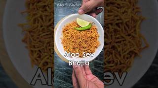 Crunchy Aloo Sev Bhujia Recipe Shorts [upl. by Nytsirc913]