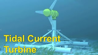 Ocean Energy  Tidal Current Turbine [upl. by Nino]