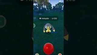 See how I Catch a Helioptile in Pokemon go pokemongo [upl. by Messere]