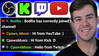 How to Setup BotRix Multichat Twitch Kick amp YouTube [upl. by Enylodnewg198]