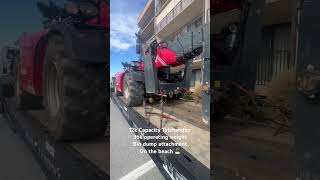 Magni TH1280 telehandler heavymachines construction hauling trucking securement [upl. by Trill]