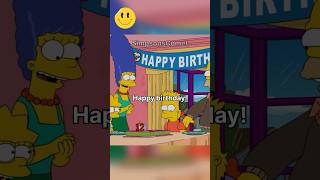 Barts 12th birthday  simpsons shorts [upl. by Clemente]