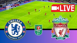 🔴 Chelsea vs Liverpool  English Carabao Cup  eFootball PES 21 [upl. by Kesley]