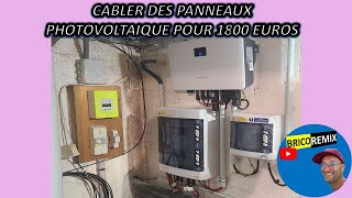 Installer ces panneaux solaire bi face tout seul EP3Câblage des armoire pour 1800 euros [upl. by Nillek277]