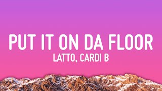 Latto  Put It On Da Floor Again Lyrics ft Cardi B [upl. by Anawd]