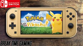 Pokemon Lets Go Pikachu Nintendo Switch Lite Gameplay [upl. by Perceval172]