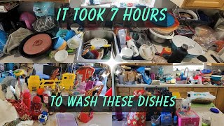 Cleaning extremely dirty kitchen for single mom with ADHD with 3 kids for FREE satisfying kitchen [upl. by Ardried]