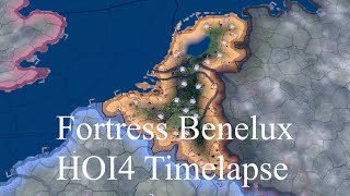 What if the Benelux United and had Max Level Forts in 1936  HOI4 Timelapse [upl. by Emelin588]