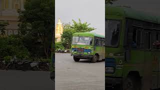 MSRTC Lal Pari Kumbha Mela Bus Pune Kopargaon Entering Sangamner pune sangamner [upl. by Dewhirst]