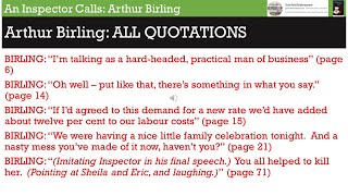 Mr Birling Nailing an Inspector Calls [upl. by Eula816]