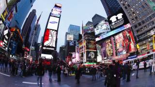 Busy streets of New York City  time lapse [upl. by Ys]