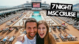 7 Night Cruise to Spain Italy amp France  MSC Grandiosa Full Ship Tour his first cruise ever [upl. by Flore]