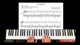 La Noyée  PARTITURA PIANO  Yann Tiersen [upl. by Shama]