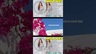 TILL I MET YOU  ANGELINE QUINTO Best Songs Tagalog Love Songs 2024 shost [upl. by Anderea]