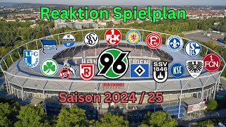 Reaktion Spielplan 2024  25 [upl. by Merriott]