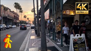 4K Ybor City Tampa FL POV Ambience Walk [upl. by Ydnik145]