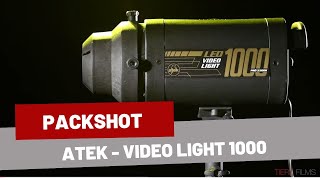 Tieri FIlmes  PackShot Atek  Video Light 1000 [upl. by Zevahc902]