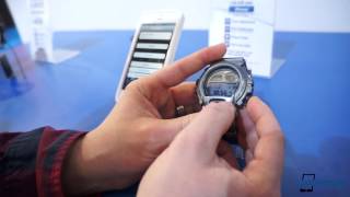 Casio GShock iPhoneFriendly Smartwatch Handson  Pocketnow [upl. by Chemaram]