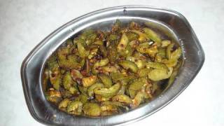 Kantola nu Shhak or Kakora sabzi Recipe Video by Bhavna  Indian Spiny Gourd Fry [upl. by Sirron782]