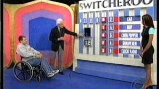 The Price is Right handicap contestant plays Switcheroo [upl. by Nehtiek]