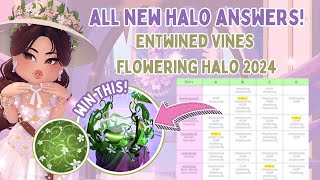 ALL NEW HALO ANSWERS WIN THE FLOWERING HALO 2024 ☘️✨ Royale High Halo Answers 2024 [upl. by Attenrad113]