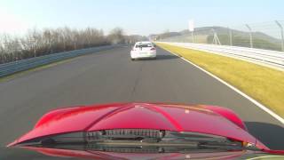 Overtaking at the Nürburgring Who drafts the drafter [upl. by Enylorac]