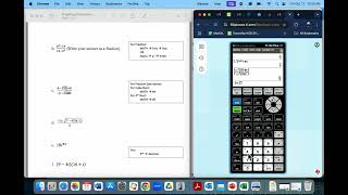 M308 Unit 4 Using the TI 84 Plus CE [upl. by Ahsitil]