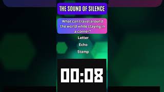 quotThe Sound Of Silencequot  Can You Solve This MindBending Riddle in 10 Seconds 🔍🧠 riddles [upl. by Sirdna]