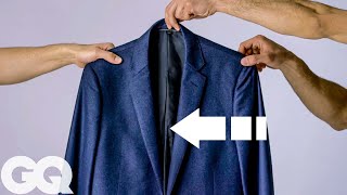 How to Fold and Pack a Suit The Right Way  GQ [upl. by Siwel946]