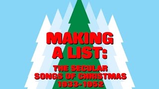 Making a List The Secular Songs of Christmas preview [upl. by Oiram]