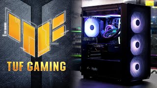 Tecware Forge M Gaming PC Build  Ryzen 7 3700X TUF B450M Plus II TUF Gaming X2 GTX 1660 Super OC [upl. by Nakada]