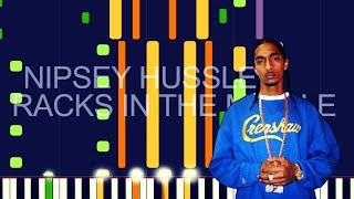 Nipsey Hussle  RACKS IN THE MIDDLE PRO MIDI REMAKE  BEAT  quotin the style ofquot [upl. by Burrton]