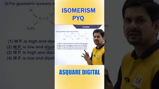 Isomerism PYQ Explained in 60 Seconds By Amit Sir  ASQUARE Digital [upl. by Nonnaihr]