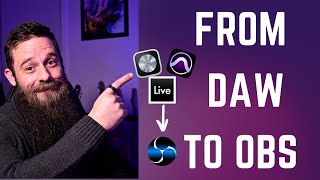 Get Audio from your DAW to OBS for live streaming [upl. by Aicelef823]