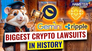 From Gemini to Ripple Top crypto lawsuits you need to know ⚡️ Hamster Academy [upl. by Zoltai]