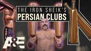 WWEs Most Wanted Treasures Iron Sheik’s Persian Clubs Tracked Down by Sgt Slaughter  AampE [upl. by Wina]