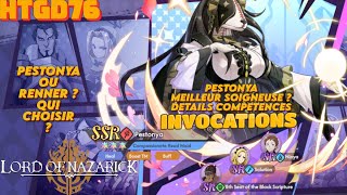 LORD OF NAZARICK NEW CODE  PESTONYA BEST SOIGNEUSE SSR   INVOCATIONS  RENNER OU PESTONYA [upl. by Jarl603]