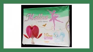 Sanitary Napkin 100  Cotton Local SG Brand Name Malina [upl. by Zakaria]