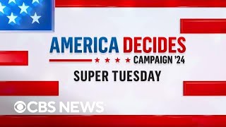 Super Tuesday 2024 election results polling and analysis  full coverage [upl. by Nauqram]